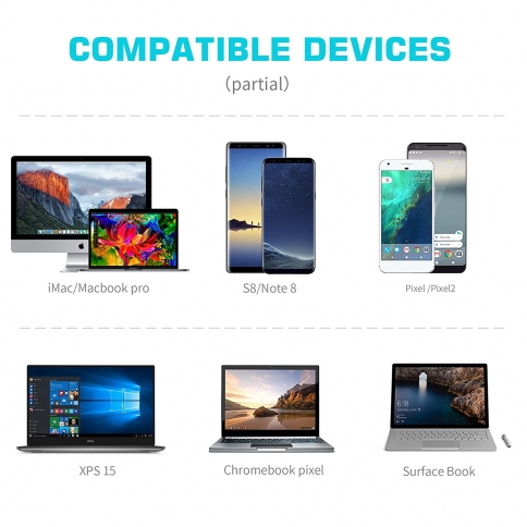 USB C to DisplayPort Cable (4K@60Hz), ITD ITANDA Thunderbolt 3 to DisplayPort Cable for MacBook Pro
